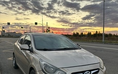 Hyundai Solaris II рестайлинг, 2011 год, 590 000 рублей, 1 фотография