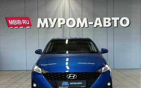 Hyundai Solaris II рестайлинг, 2021 год, 1 380 000 рублей, 2 фотография