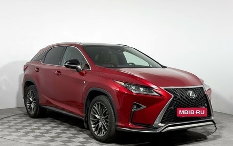 Lexus RX IV рестайлинг, 2017 год, 2 990 000 рублей, 3 фотография