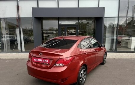 Hyundai Solaris II рестайлинг, 2015 год, 880 000 рублей, 5 фотография