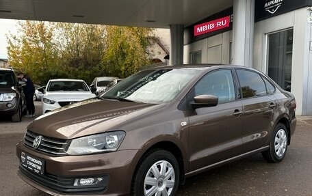 Volkswagen Polo VI (EU Market), 2016 год, 1 185 000 рублей, 3 фотография