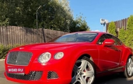 Bentley Continental GT II рестайлинг, 2012 год, 5 990 000 рублей, 1 фотография
