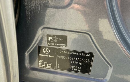 Mercedes-Benz E-Класс, 2003 год, 1 000 000 рублей, 29 фотография