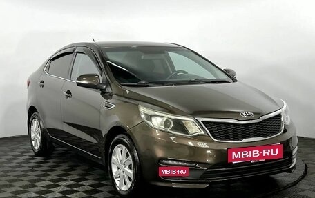 KIA Rio III рестайлинг, 2015 год, 970 000 рублей, 4 фотография