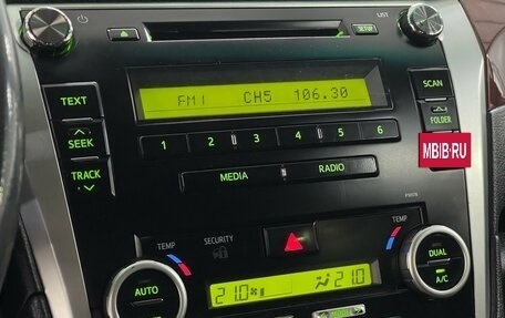 Toyota Camry, 2013 год, 1 479 000 рублей, 14 фотография