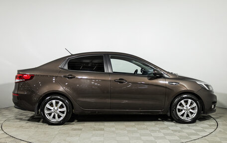 KIA Rio III рестайлинг, 2015 год, 899 585 рублей, 4 фотография