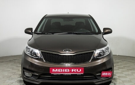 KIA Rio III рестайлинг, 2015 год, 899 585 рублей, 2 фотография