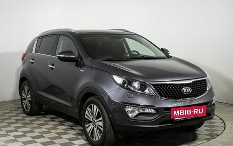 KIA Sportage III, 2015 год, 1 499 777 рублей, 3 фотография
