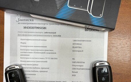 Hyundai Elantra, 2023 год, 2 155 000 рублей, 18 фотография