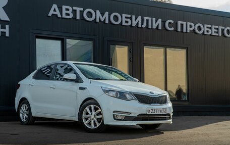 KIA Rio III рестайлинг, 2015 год, 955 000 рублей, 2 фотография