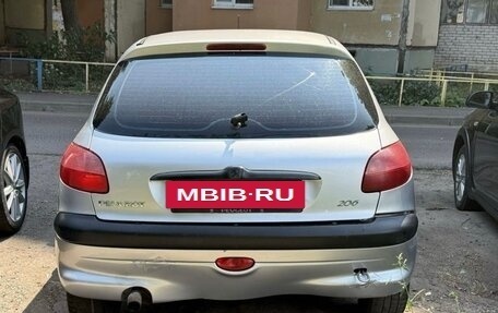 Peugeot 206, 2002 год, 260 000 рублей, 4 фотография