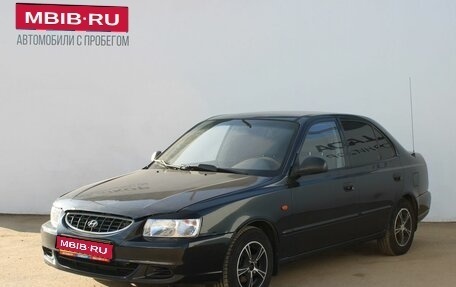 Hyundai Accent II, 2007 год, 309 000 рублей, 1 фотография