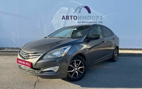Hyundai Solaris II рестайлинг, 2014 год, 855 000 рублей, 1 фотография