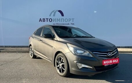 Hyundai Solaris II рестайлинг, 2014 год, 855 000 рублей, 3 фотография